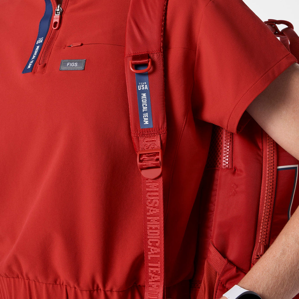 FIGS x Team USA Backpack - Team USA Red