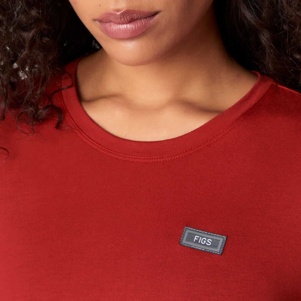 FIGS x Team USA Long-Sleeve Underscrub - Team USA Red
