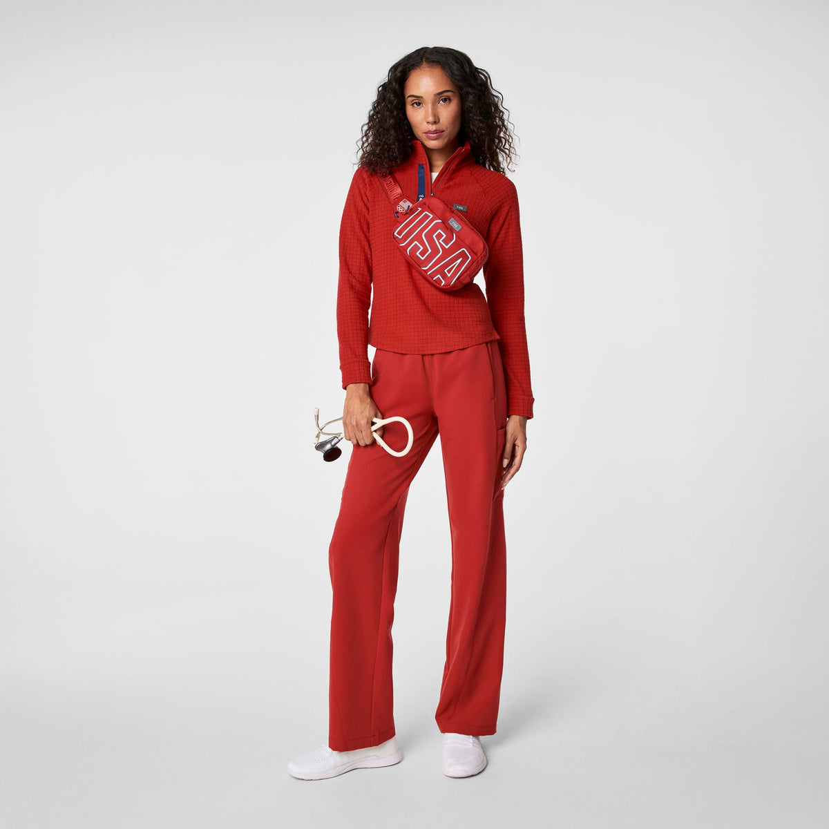 FIGS x Team USA Belt Bag - Team USA Red