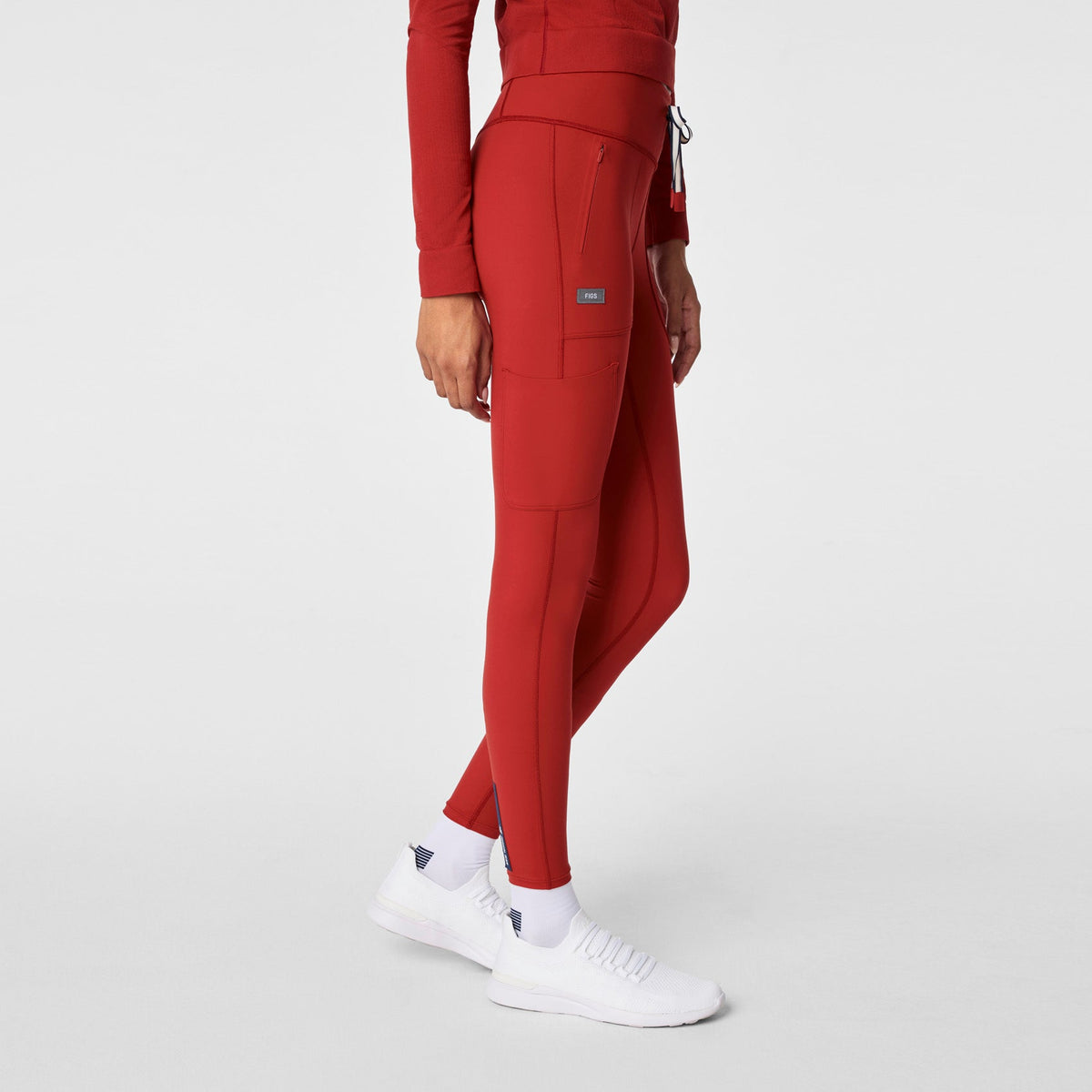 FIGS x Team USA ScrubLegging™ - Team USA Red