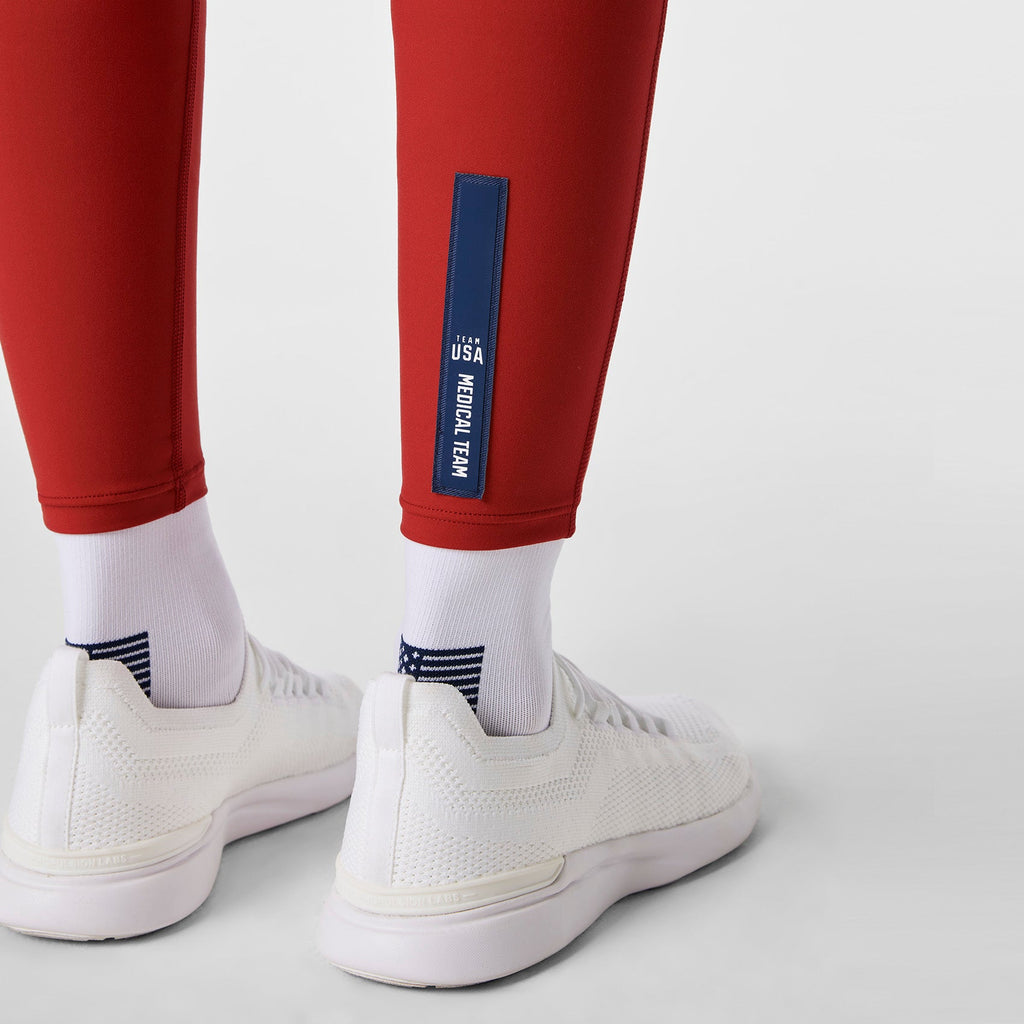 FIGS x Team USA ScrubLegging™ - Team USA Red