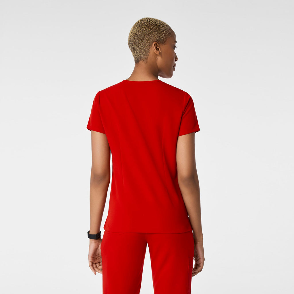 Catarina Scrub Top™ - Winning Red