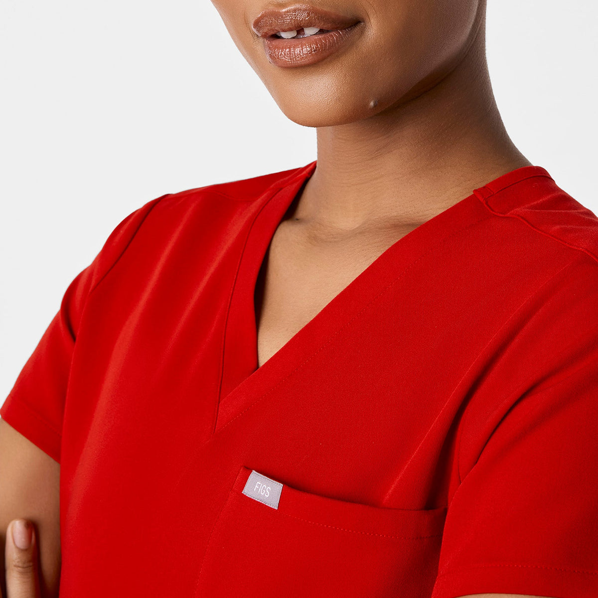 Catarina Scrub Top™ - Winning Red