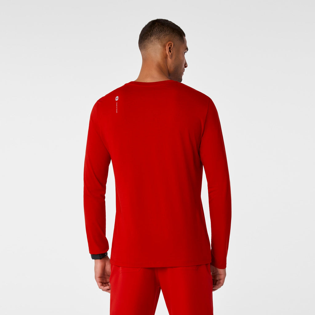 All I Want for Christmas Long-Sleeve Underscrub - Winning Red