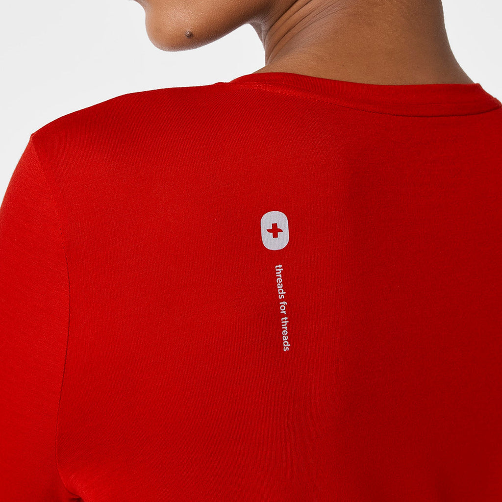 Après Shift Long-Sleeve Underscrub - Winning Red