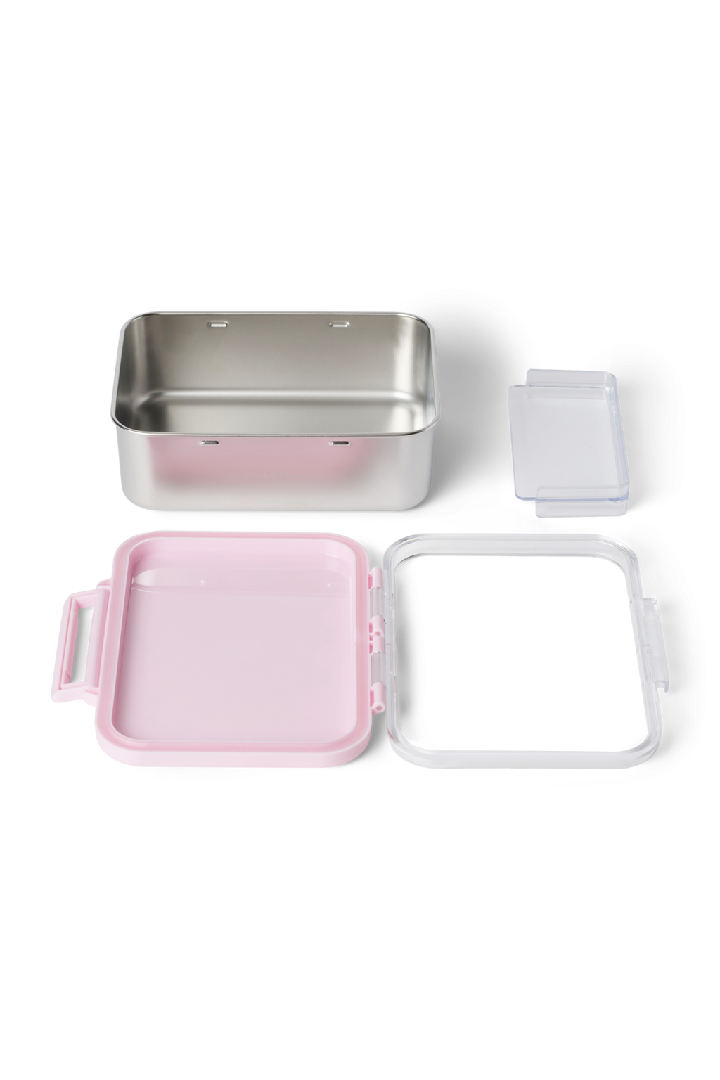 Edelstahl-Brotdosen-Set 500 ml | Soft Pink