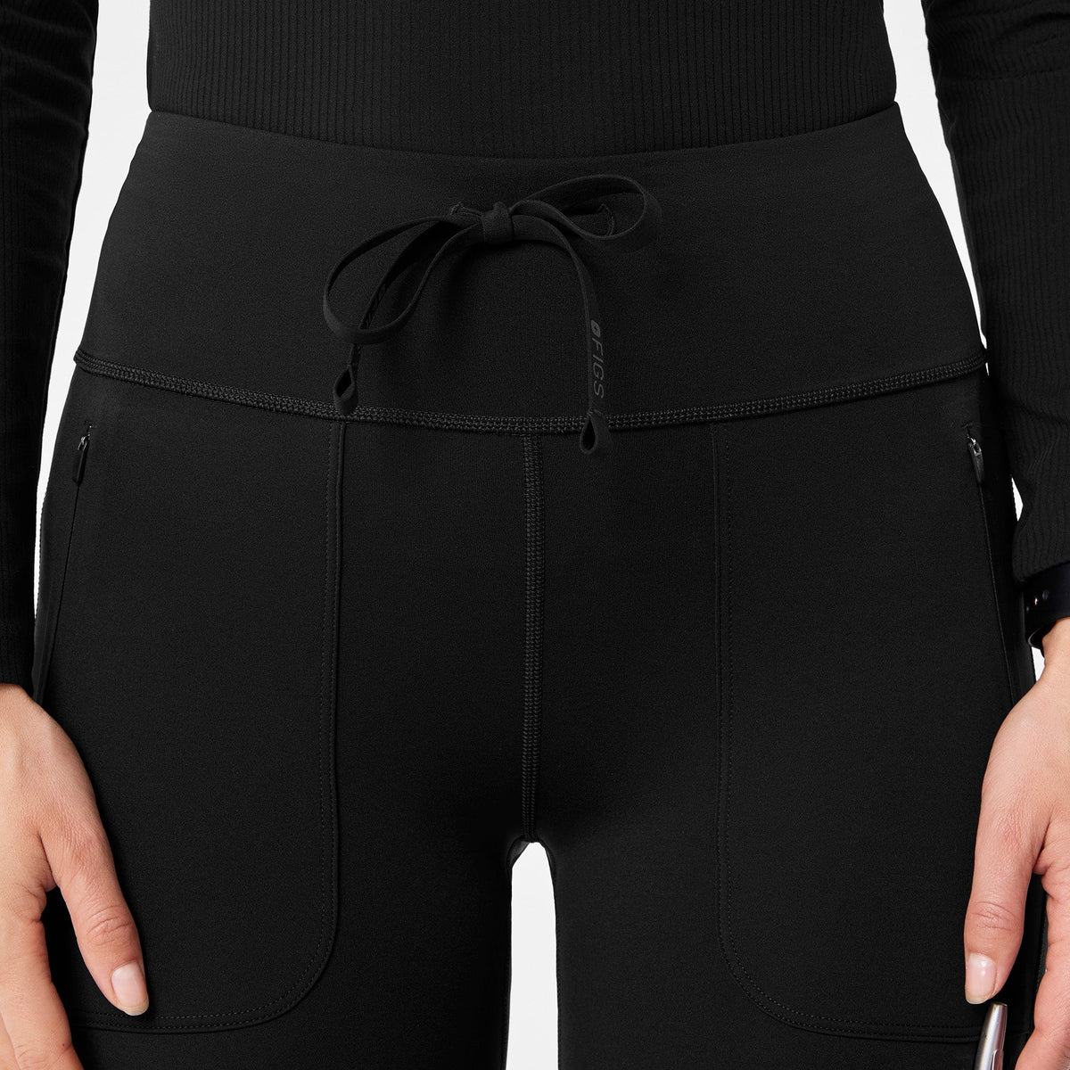 Ashland High-Rise Flare ScrubLegging™ - Black