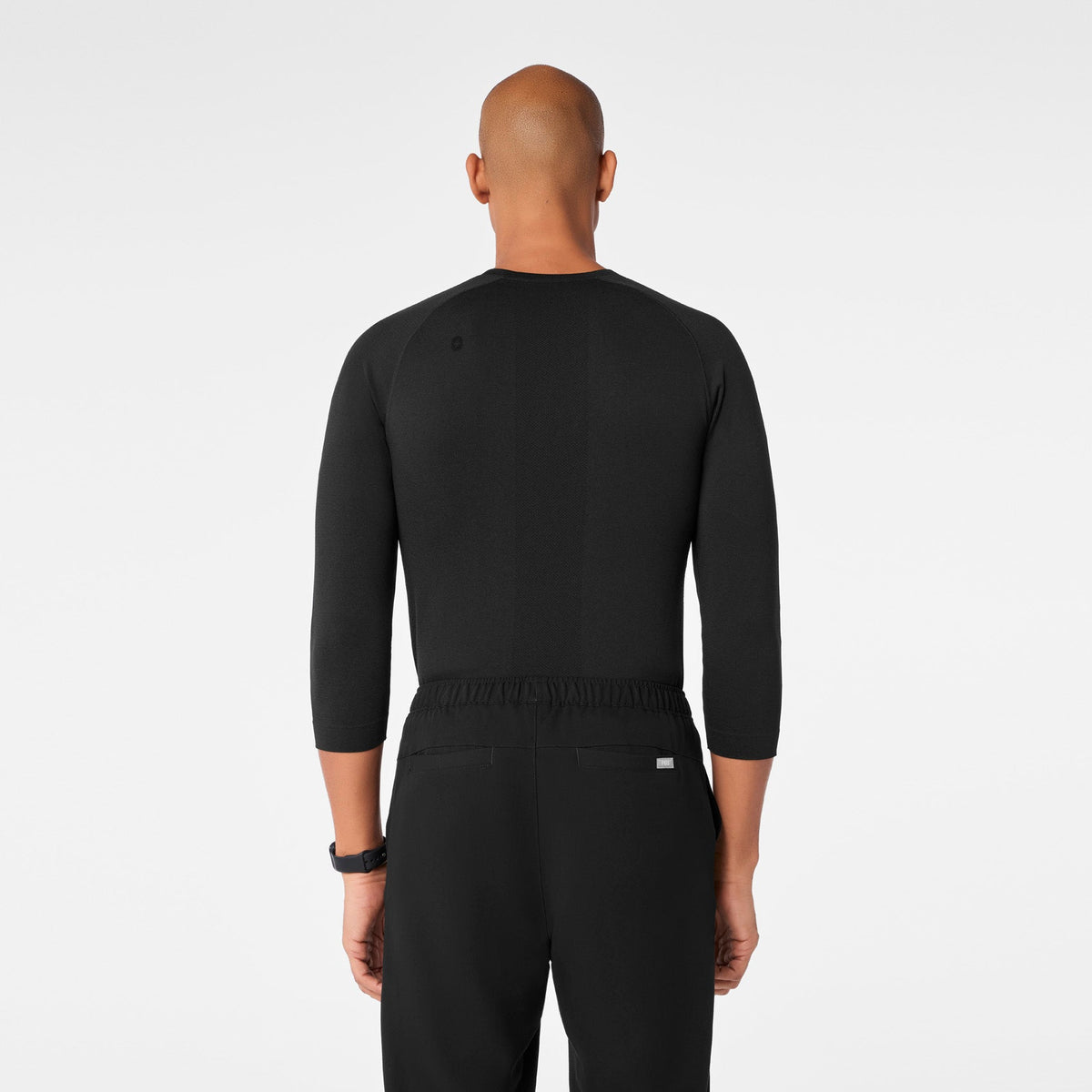 Makato Seamless ¾ Sleeve Underscrub - Black