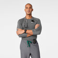 Makato Seamless ¾ Sleeve Underscrub - Graphite