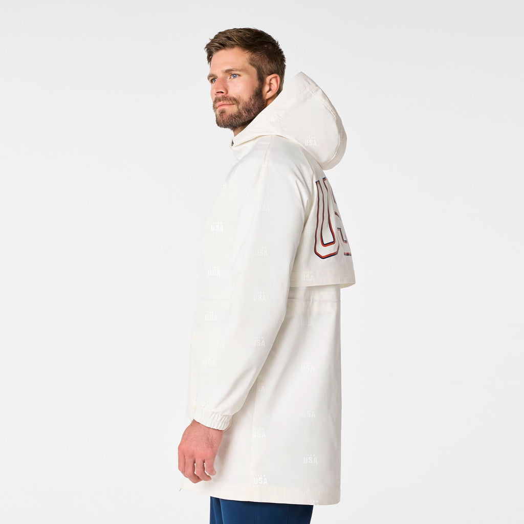FIGS x Team USA On-Shift Stadium Jacket™ - Off White