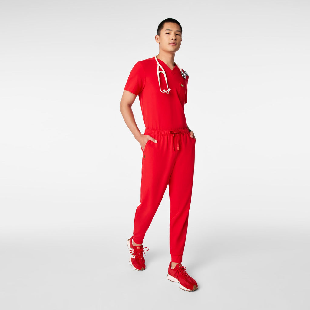 Tansen Jogger Scrub Pant™ - Pop Red