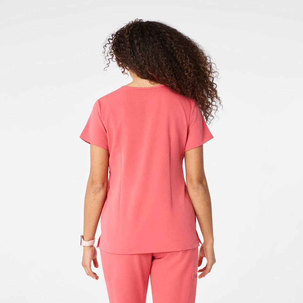 Catarina Scrub Top™ - Pulmonary Pink
