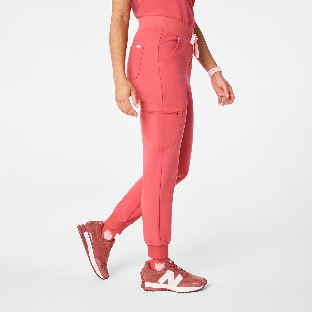 Zamora High-Rise Jogger Scrub Pant™ - Pulmonary Pink