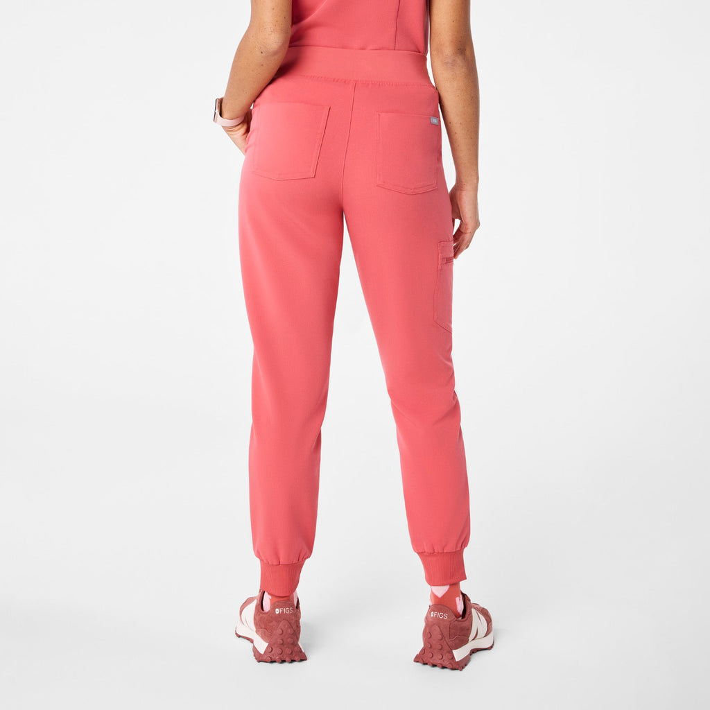 Zamora High-Rise Jogger Scrub Pant™ - Pulmonary Pink