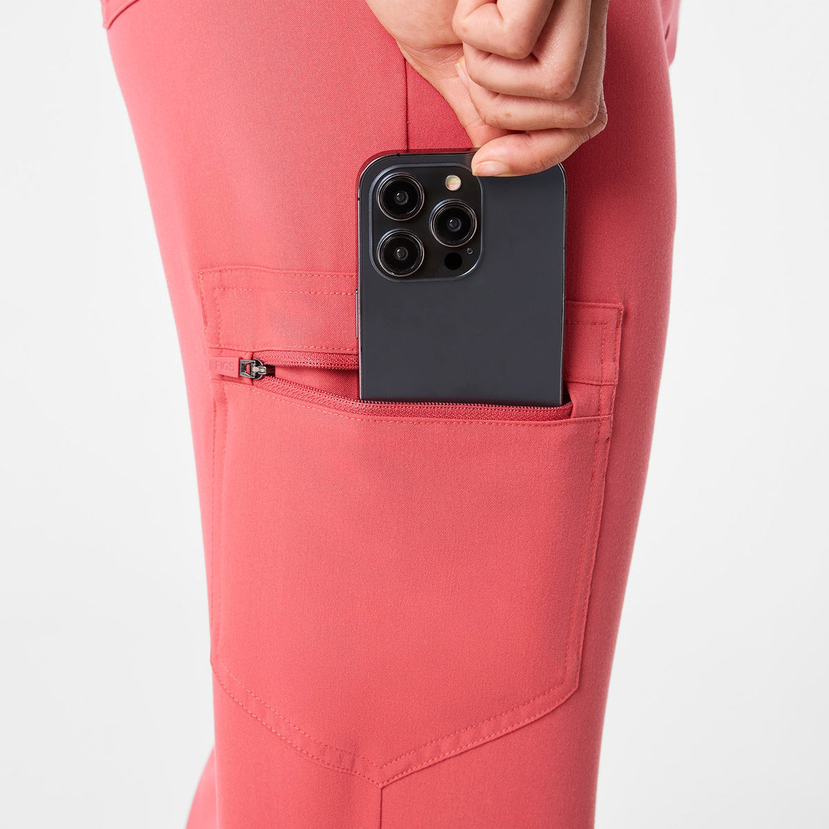 Zamora High-Rise Jogger Scrub Pant™ - Pulmonary Pink