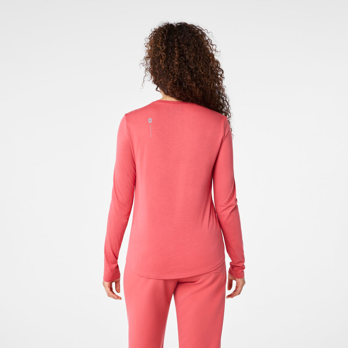Love Is the Cure Long-Sleeve Underscrub - Pulmonary Pink