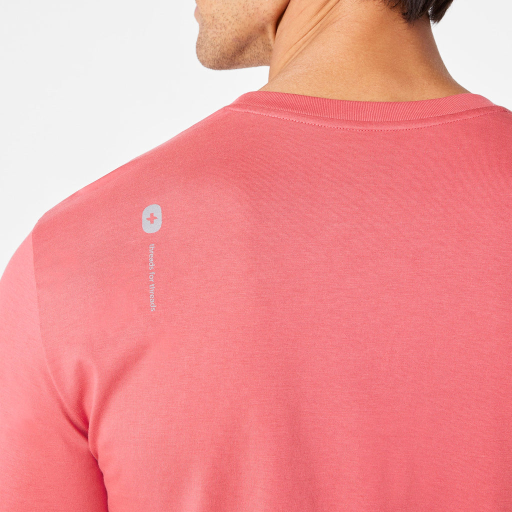Oxytocin Overload Long-Sleeve Underscrub - Pulmonary Pink