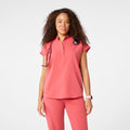 Rafaela Oversized Scrub Top™ - Pulmonary Pink