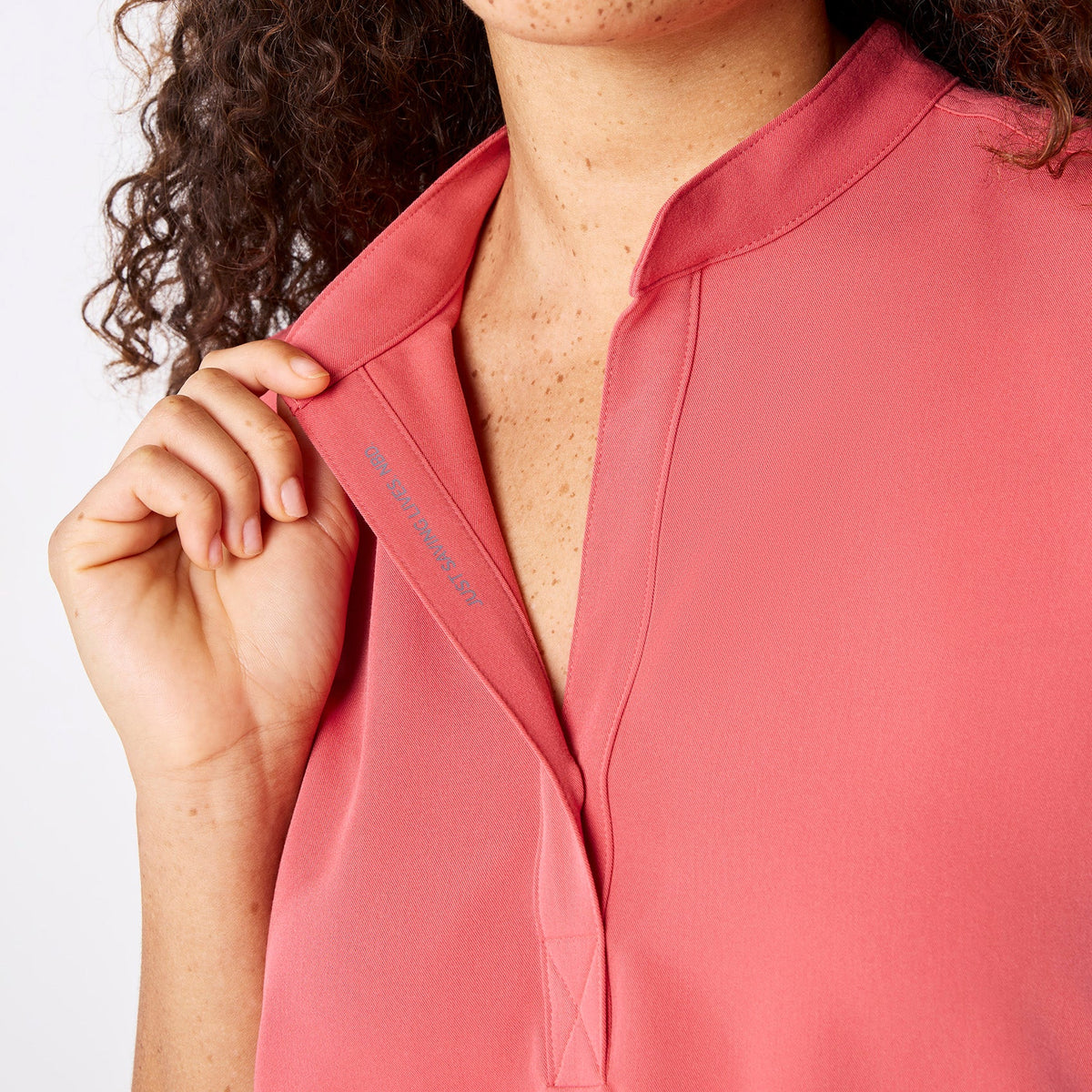 Rafaela Oversized Scrub Top™ - Pulmonary Pink