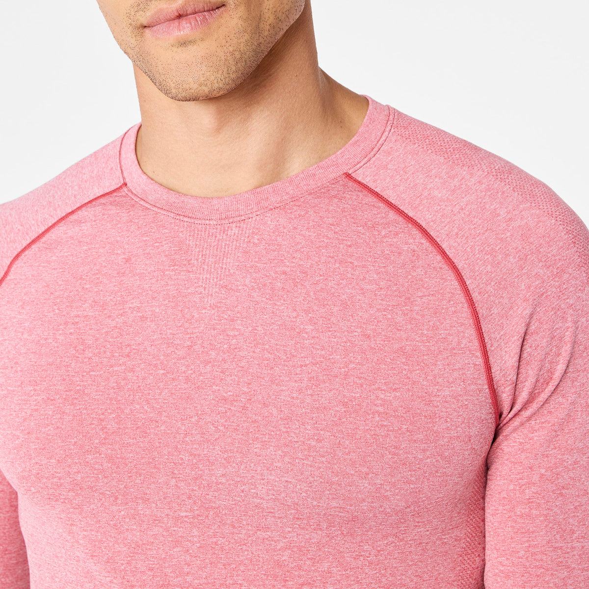 Makato Seamless Long-Sleeve Underscrub - Pulmonary Pink
