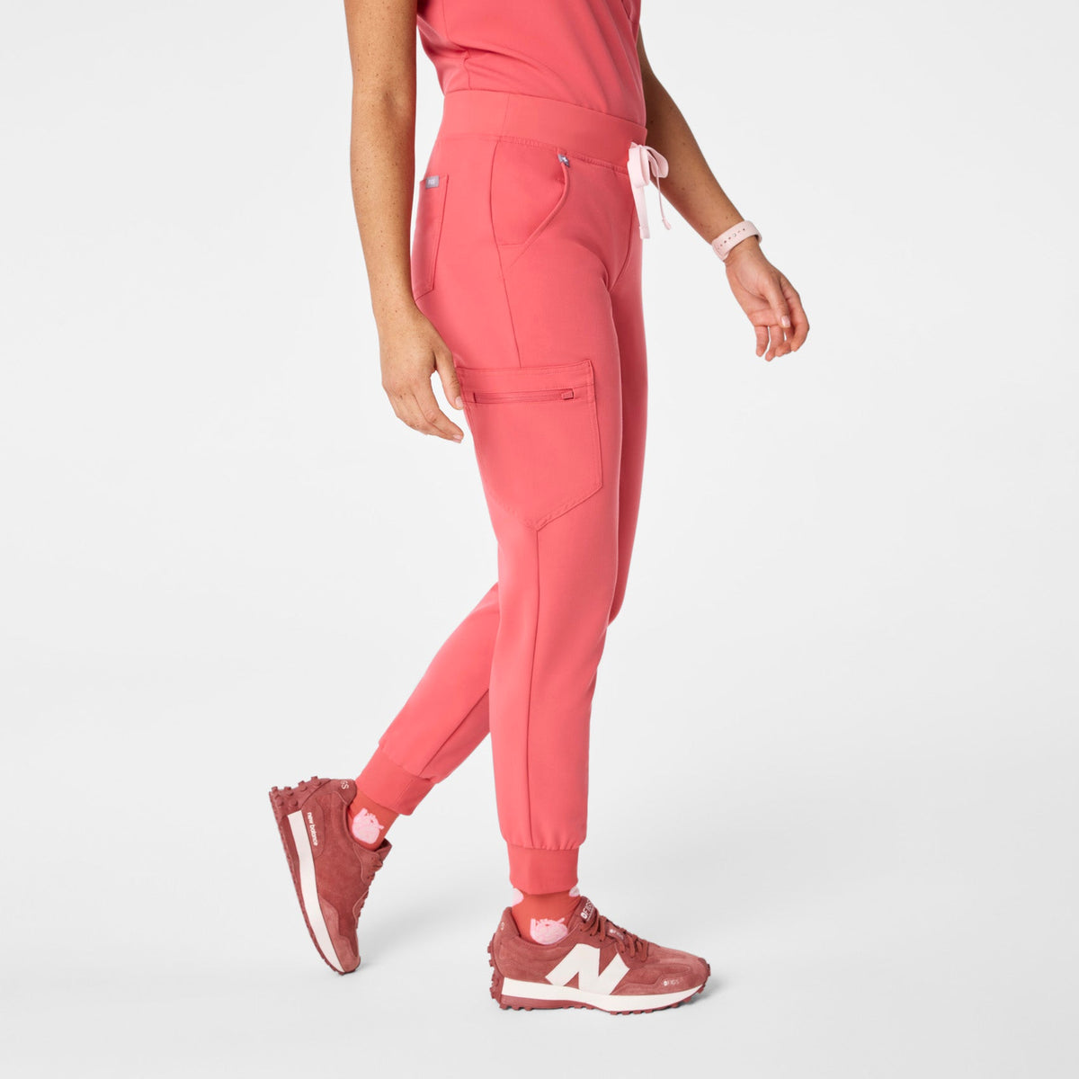 Zamora Jogger Scrub Pant™ - Pulmonary Pink