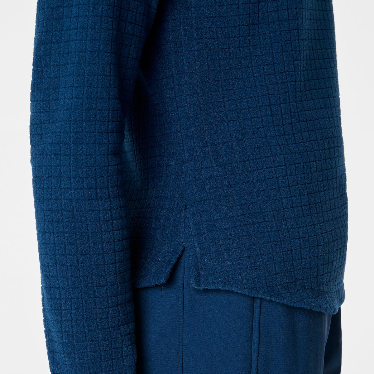 FIGS x Team USA Grid Fleece ¼ Zip Top - Team USA Blue