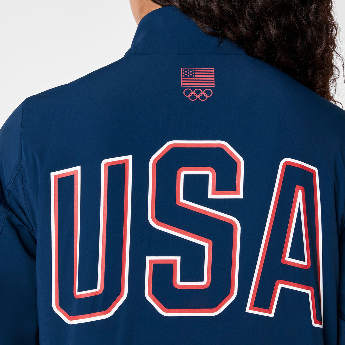 FIGS x Team USA Float Bomber Jacket™ - Team USA Blue