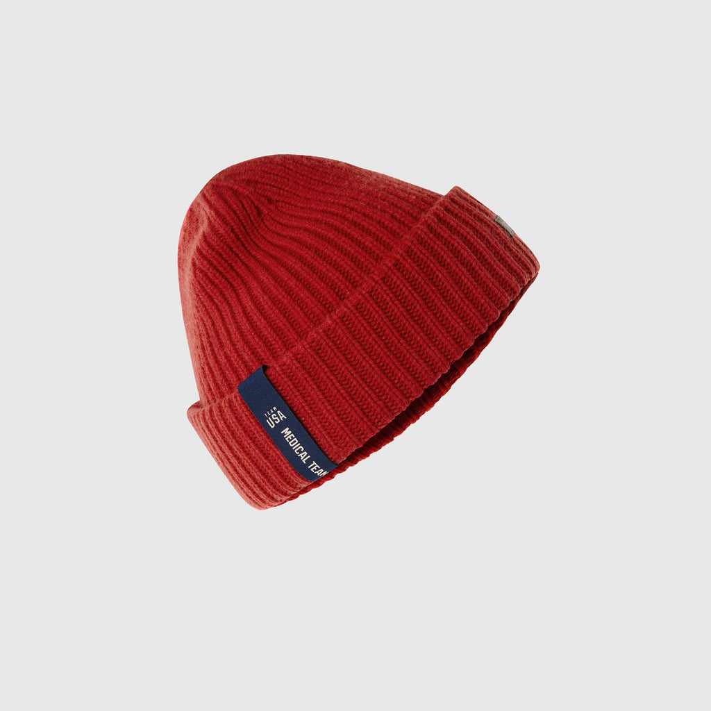 FIGS x Team USA Knit Beanie - Team USA Red