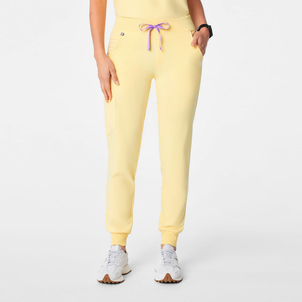 Zamora Jogger Scrub Pant™ - Butter Yellow