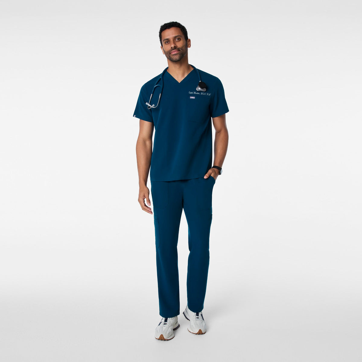 Chisec Scrub Top™ - Deep Reef