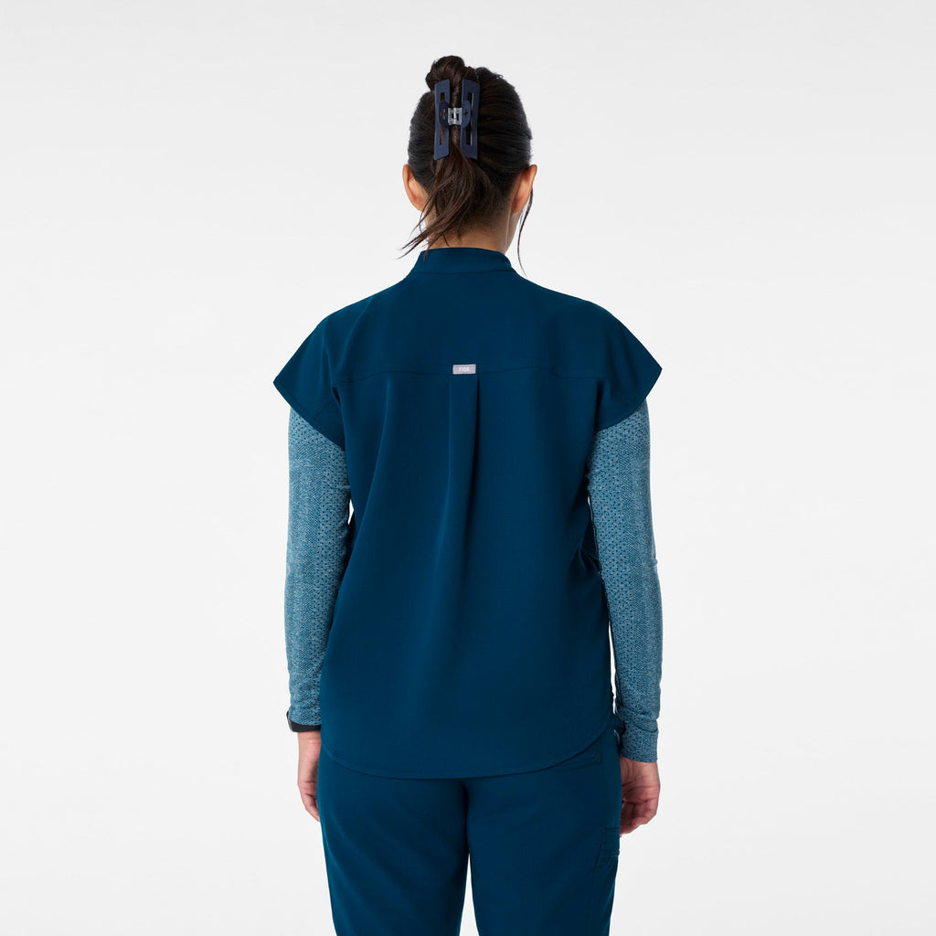 Rafaela Oversized Scrub Top™ - Deep Reef