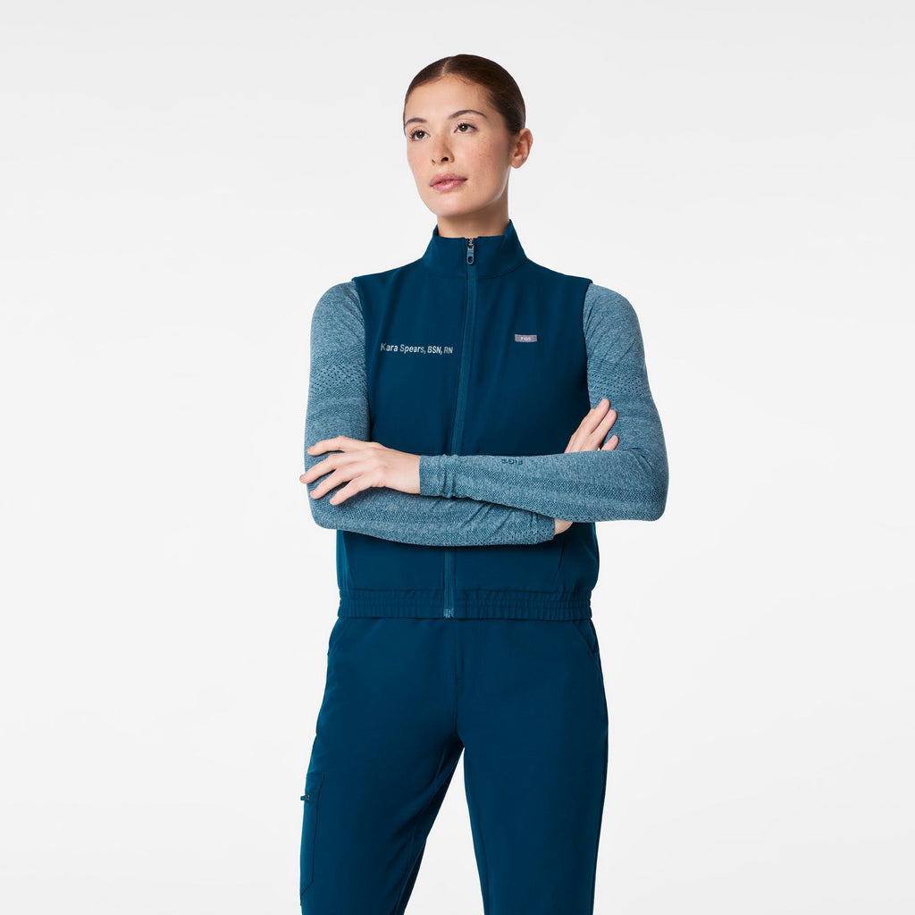 Sydney Scrub Vest - Deep Reef