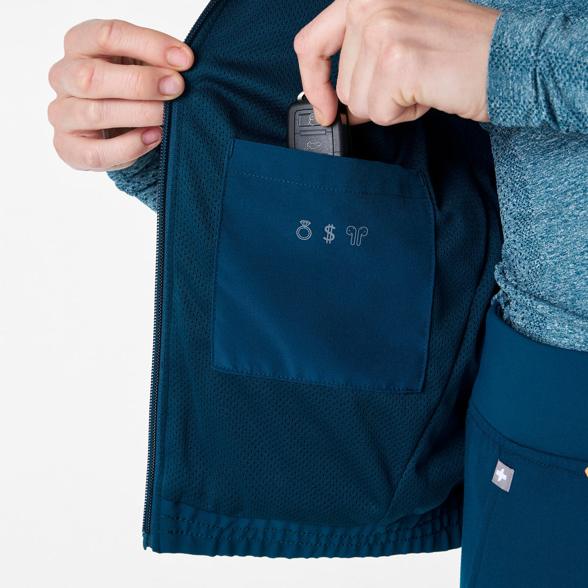 Sydney Scrub Vest - Deep Reef