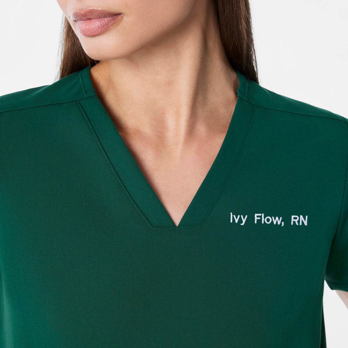 Casma Scrub Top™ - Forest Green