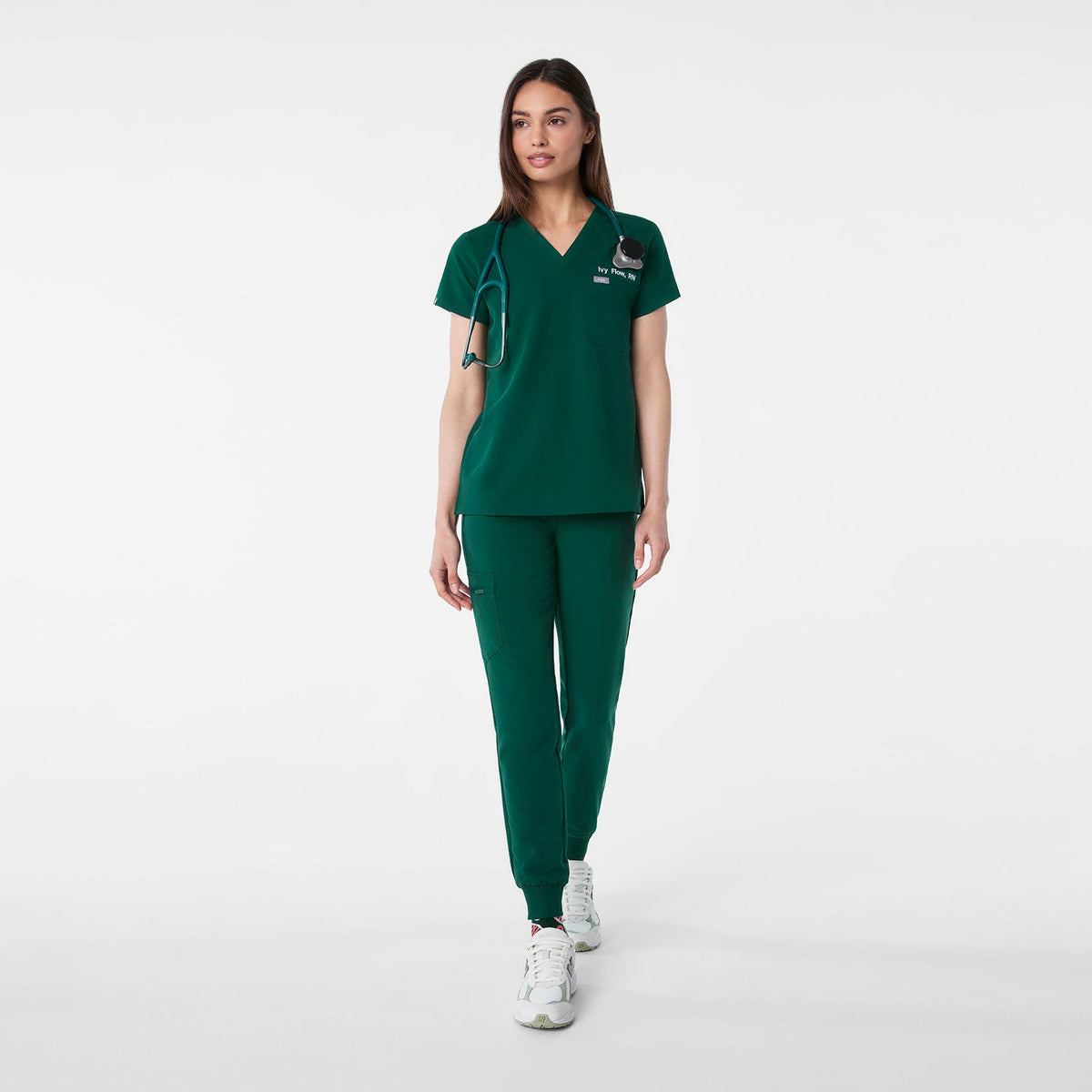 Catarina Scrub Top™ - Forest Green