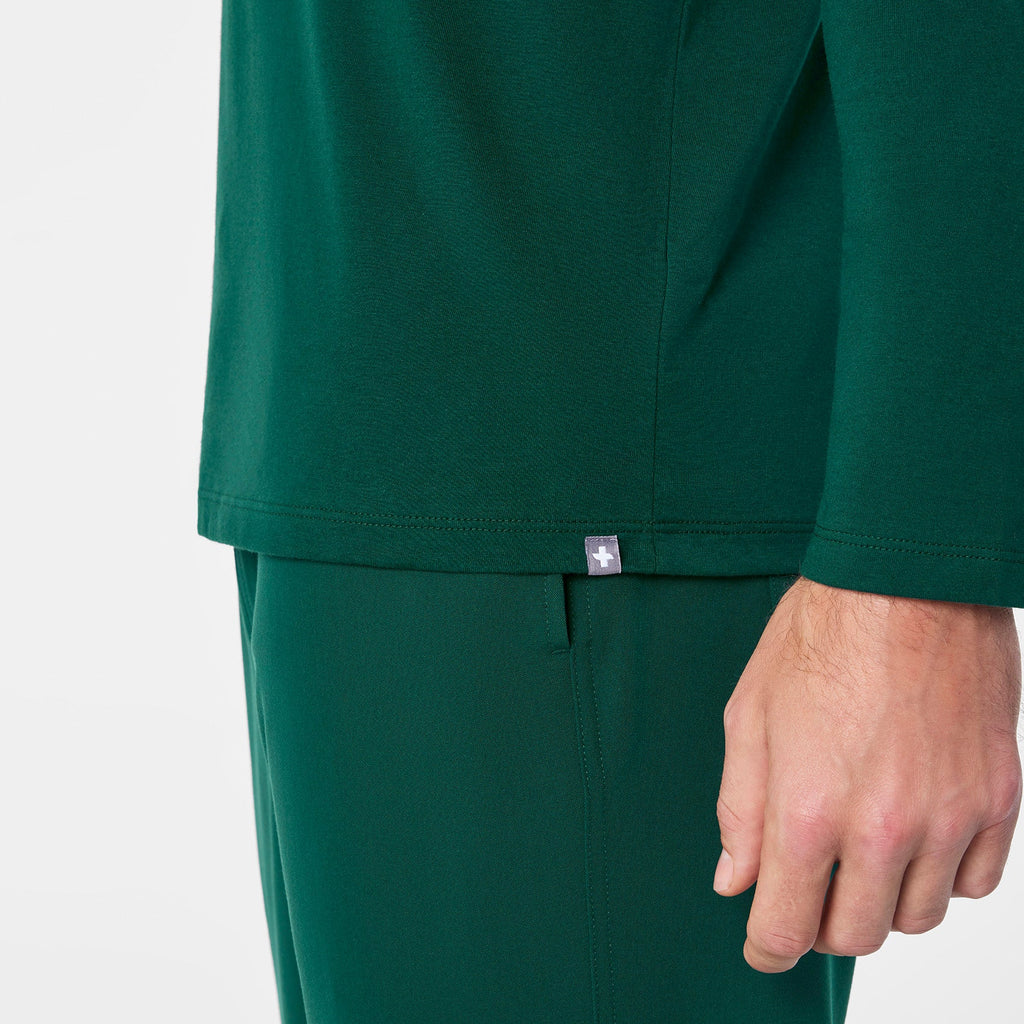 Supersoft Long-Sleeve Underscrub - Forest Green