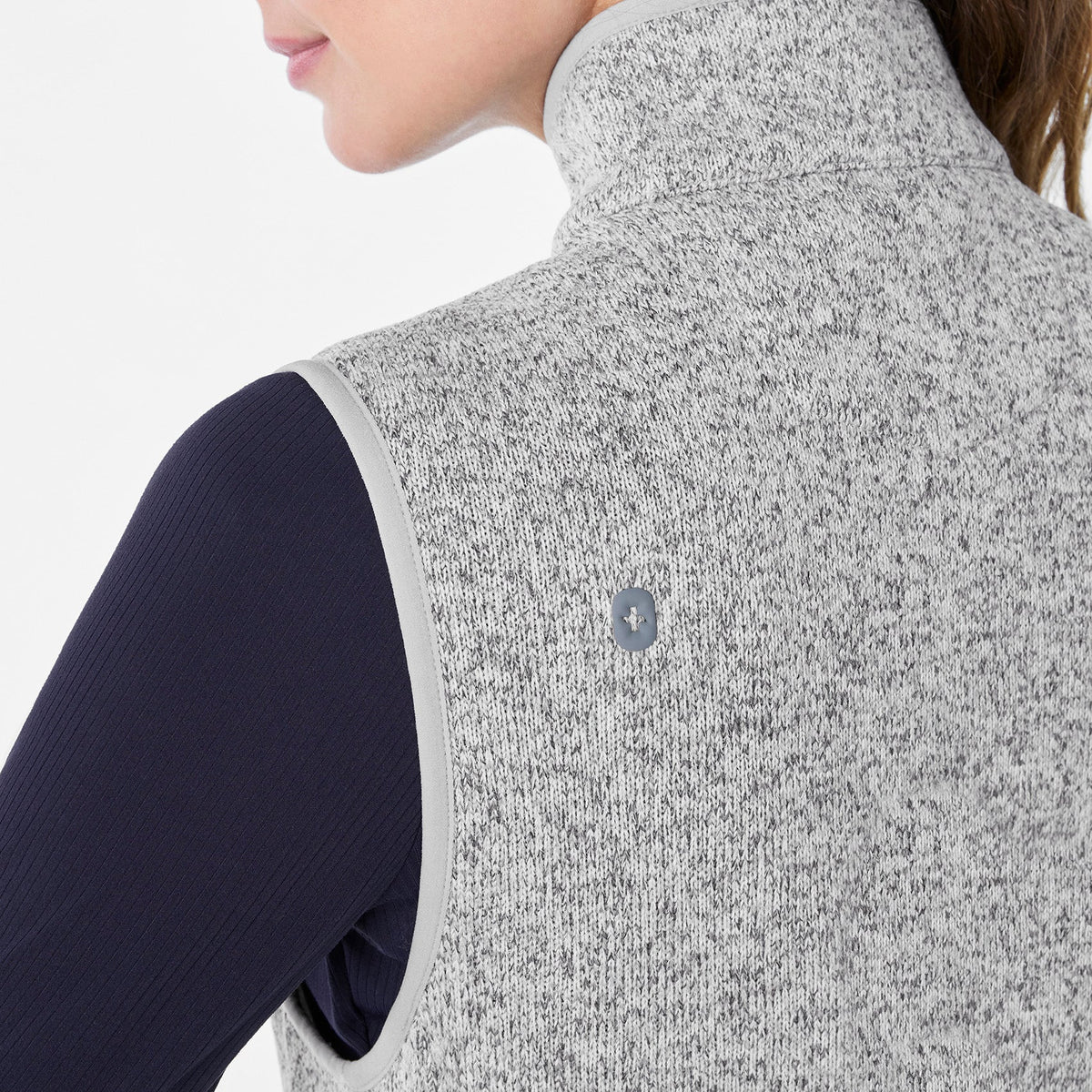 On-Shift Sweater Knit Vest™ - Heather Light Grey
