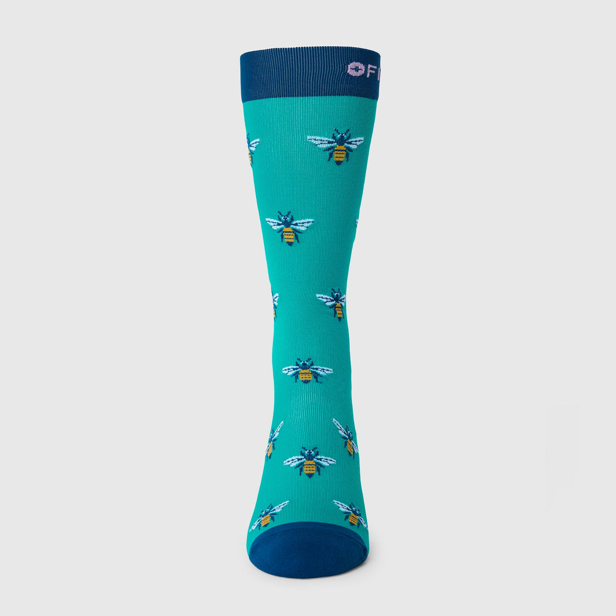 FIGS Compression Socks - Busy Bee/Lagoon