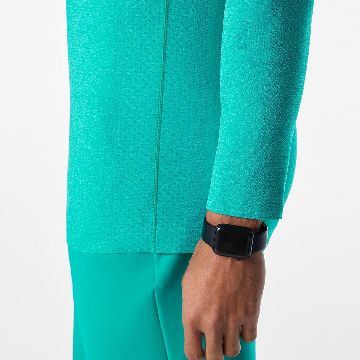 Makato Seamless Long-Sleeve Underscrub - Lagoon