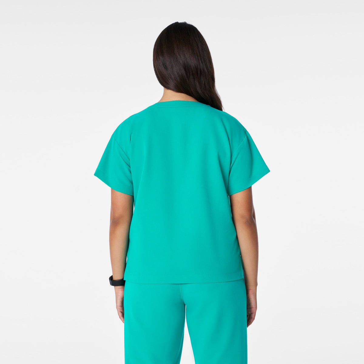 Pagosa Relaxed Scrub Top - Lagoon