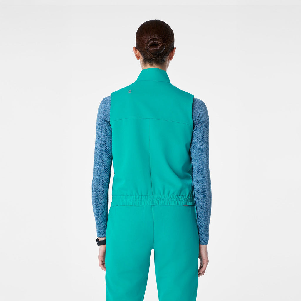 Sydney Scrub Vest - Lagoon