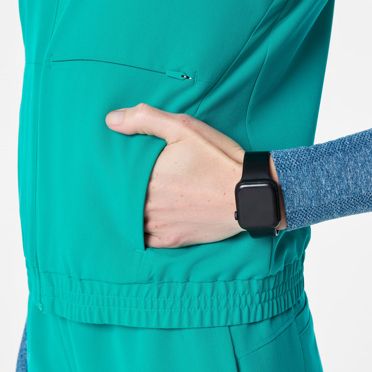 Sydney Scrub Vest - Lagoon