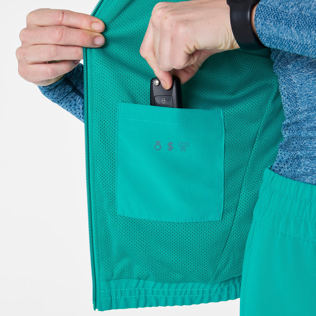 Sydney Scrub Vest - Lagoon