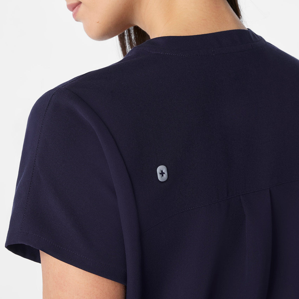 Addison Tunic Scrub Top - Navy