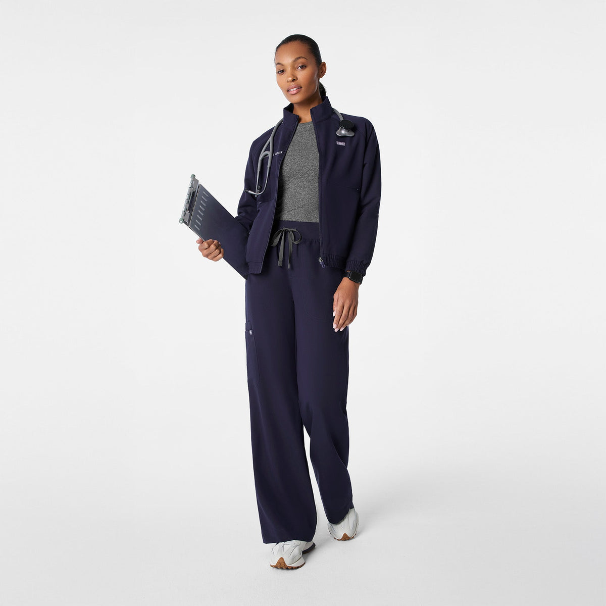 Sydney Scrub Jacket - Navy