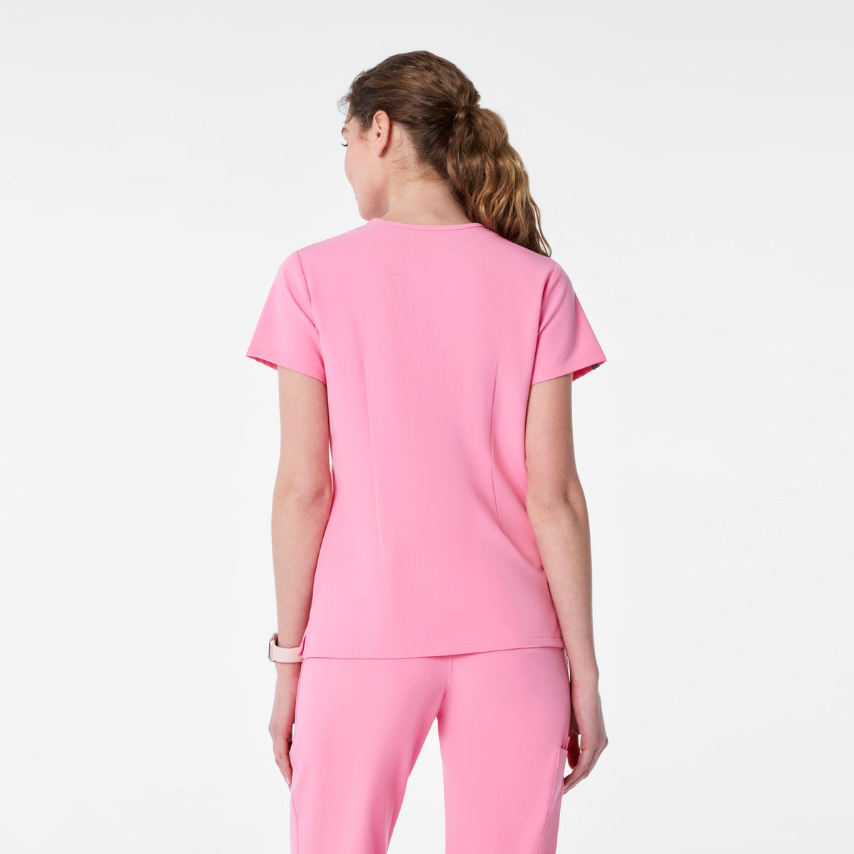 Casma Scrub Top™ - Sunrise Pink