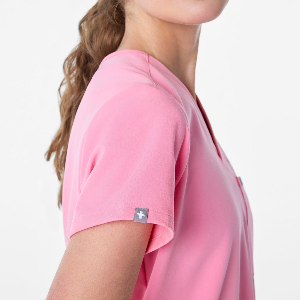Catarina Scrub Top™ - Sunrise Pink