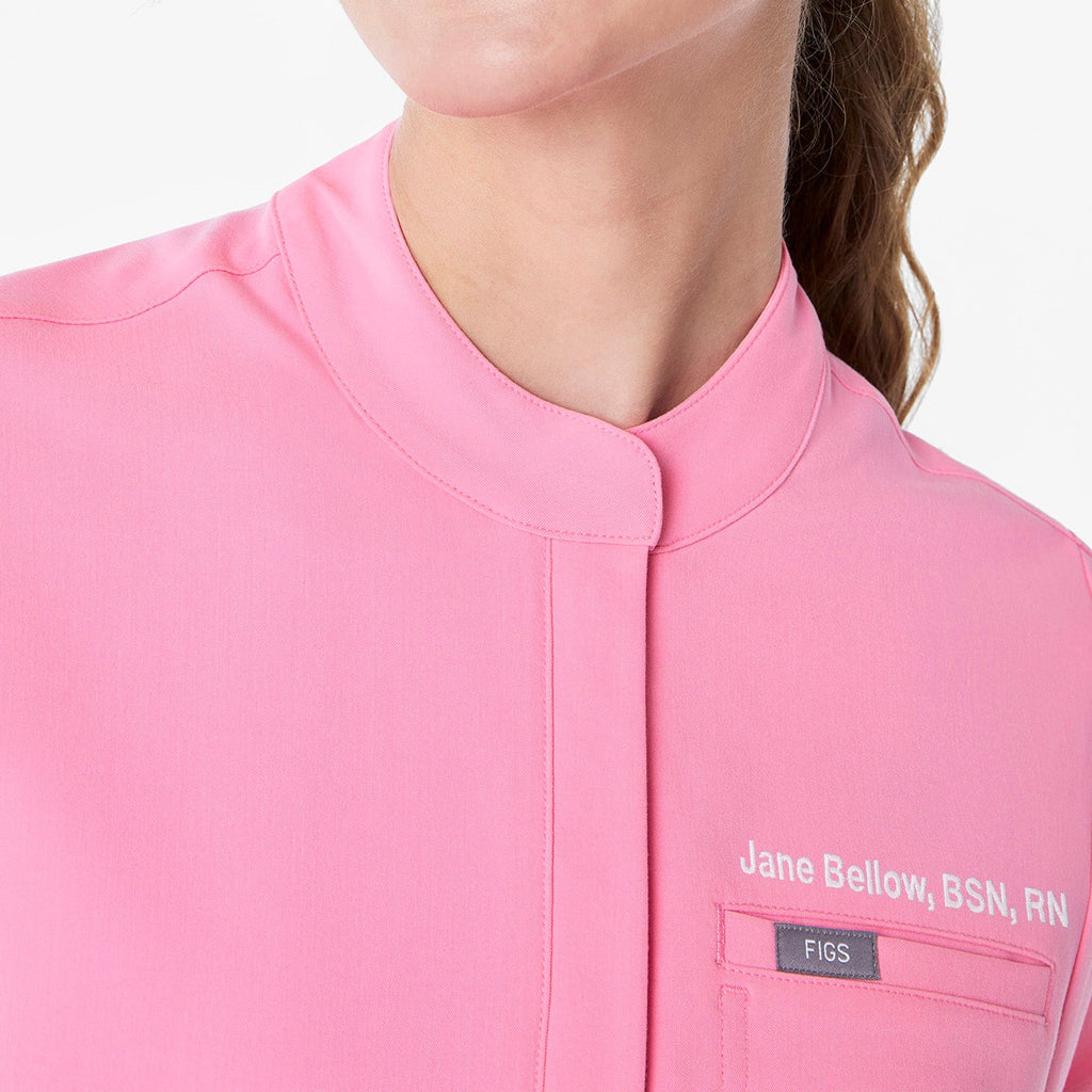 Montex Relaxed Scrub Top - Sunrise Pink