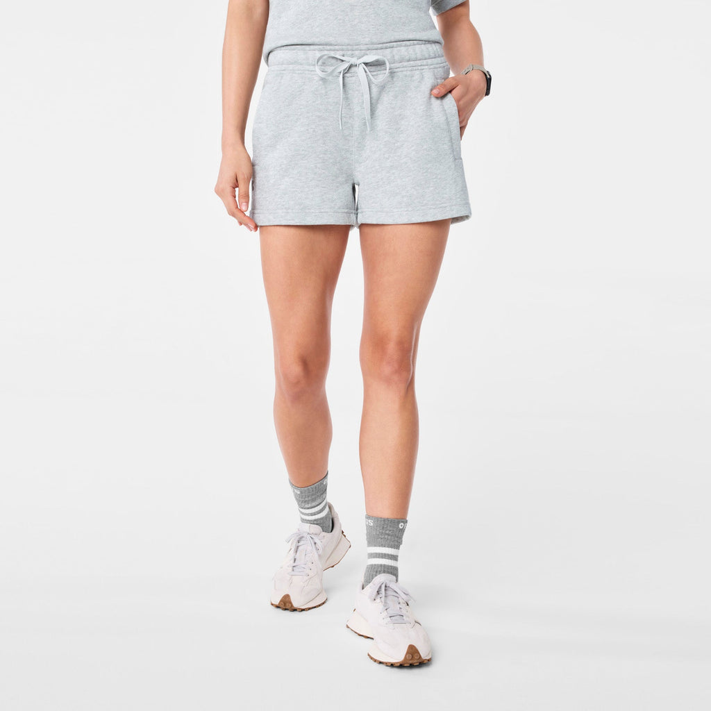 Evelyn Sweatshorts - Heather Grey