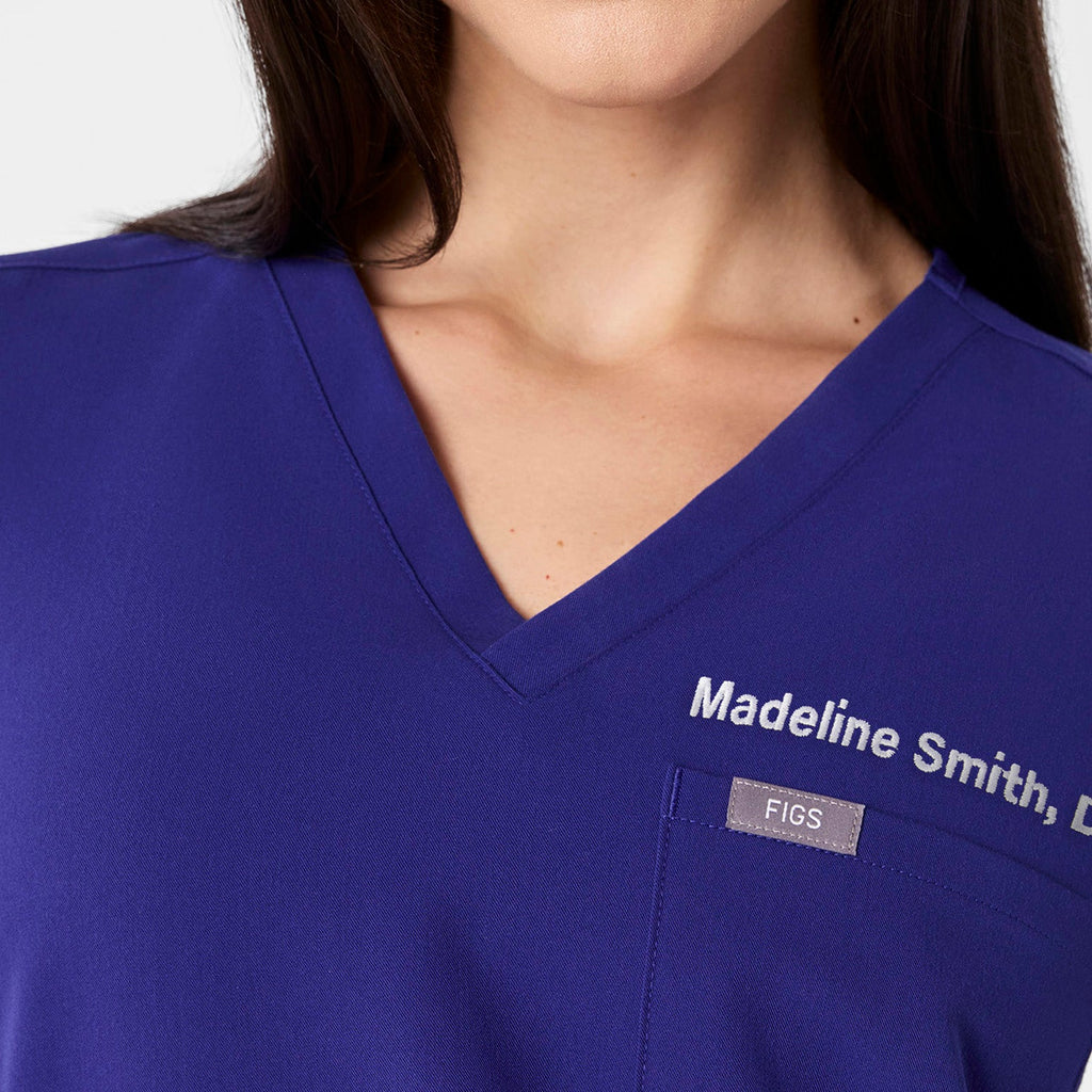 Catarina Scrub Top™ - Deep Royal Blue